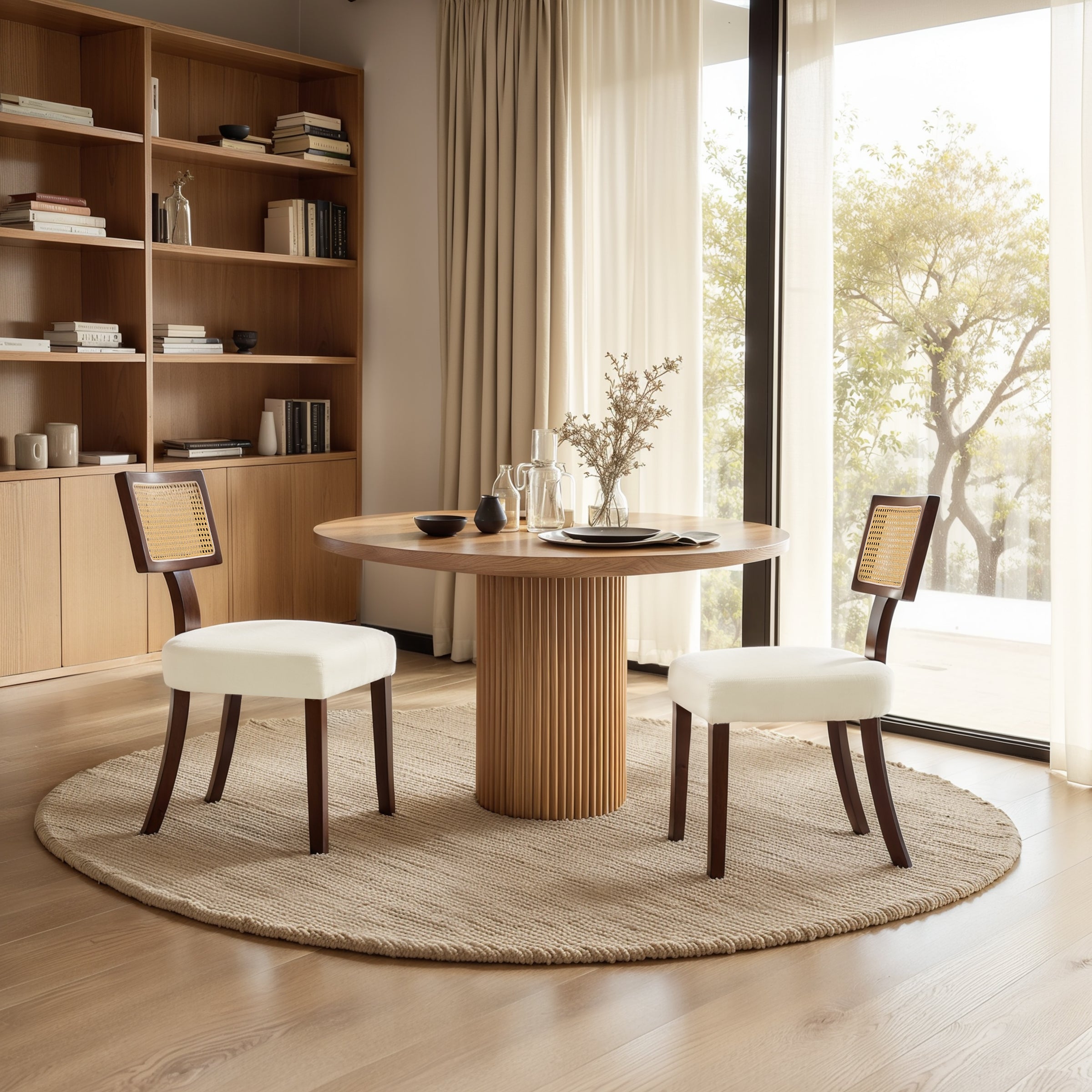 Subrtex Dining Chairs Set of 2, Mid Century Modern Dining Chairs,  Kitchen & Dining Room Chairs
