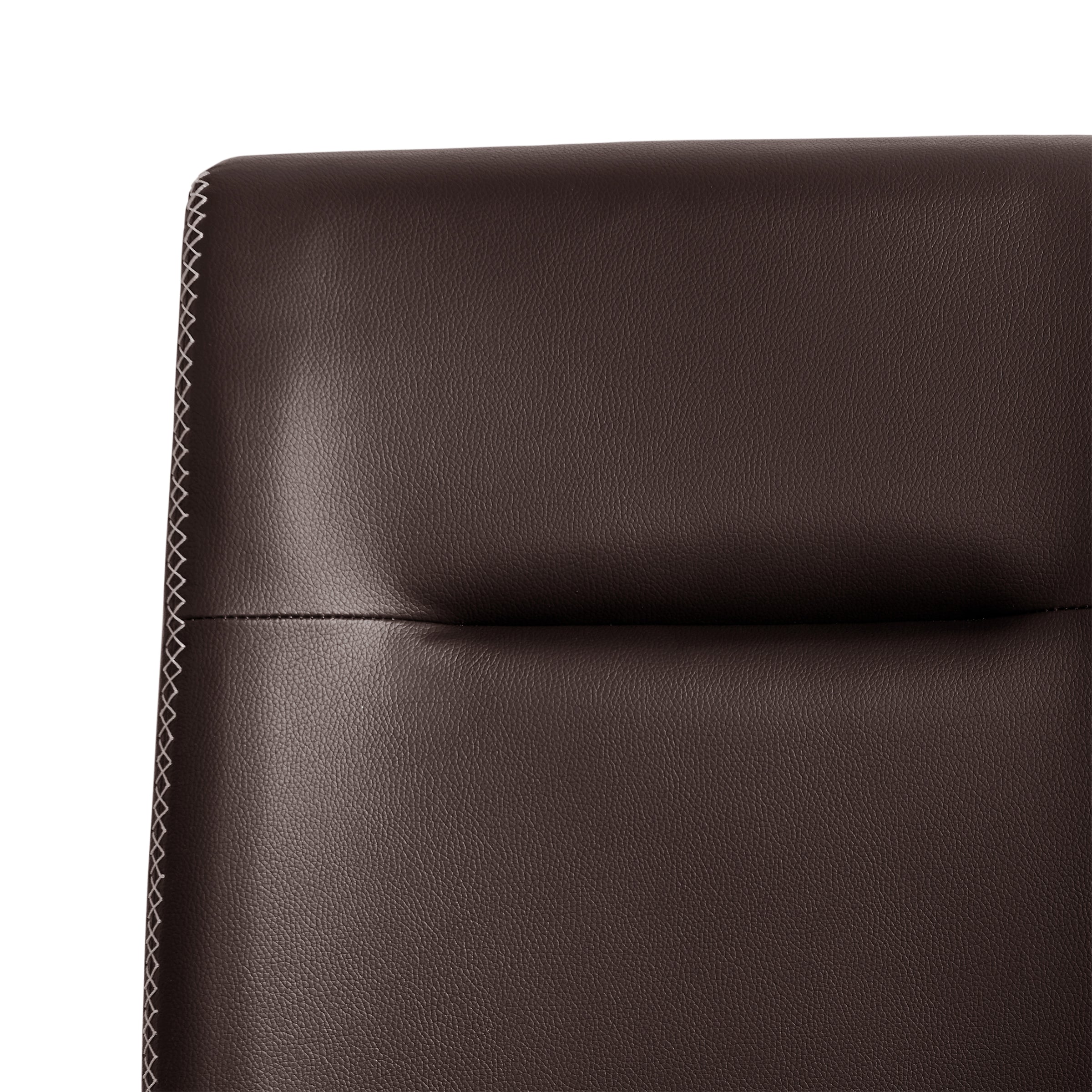 Subrtex Leather  Waterproof Modern Dining Chairs(Set of 2)