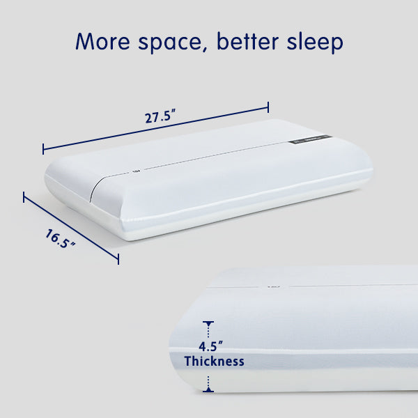 Subrtex Memory Foam Sleeping Pillow, Breathable & Supportive for All Sleepers