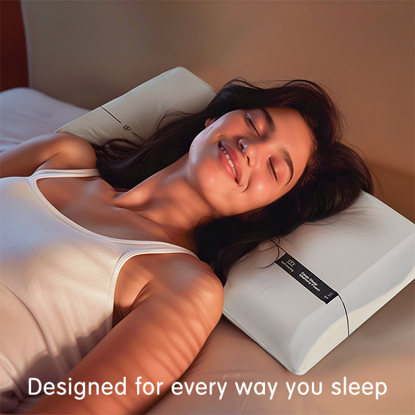 Subrtex Memory Foam Sleeping Pillow, Breathable & Supportive for All Sleepers