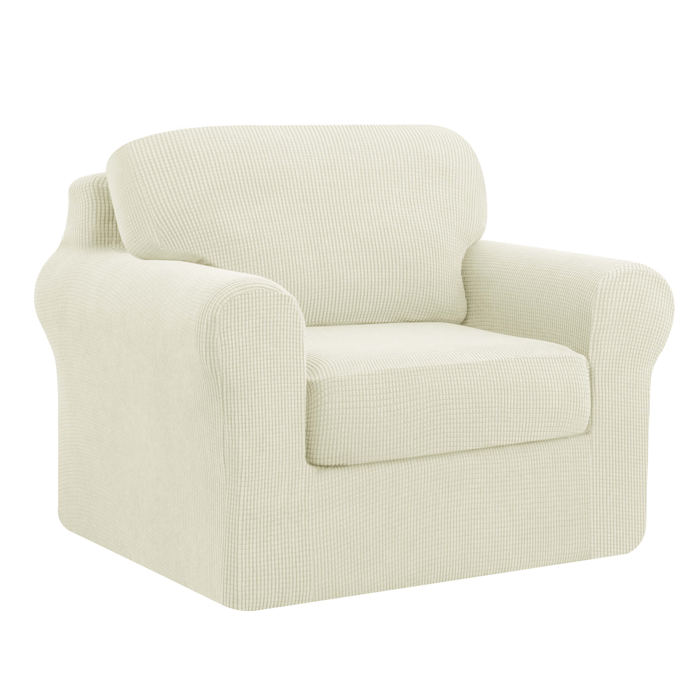 Lunar Multi-PCS Stretch Sofa Slipcover Sets with Backrest Cushion Cover and Seat Cushion Cover