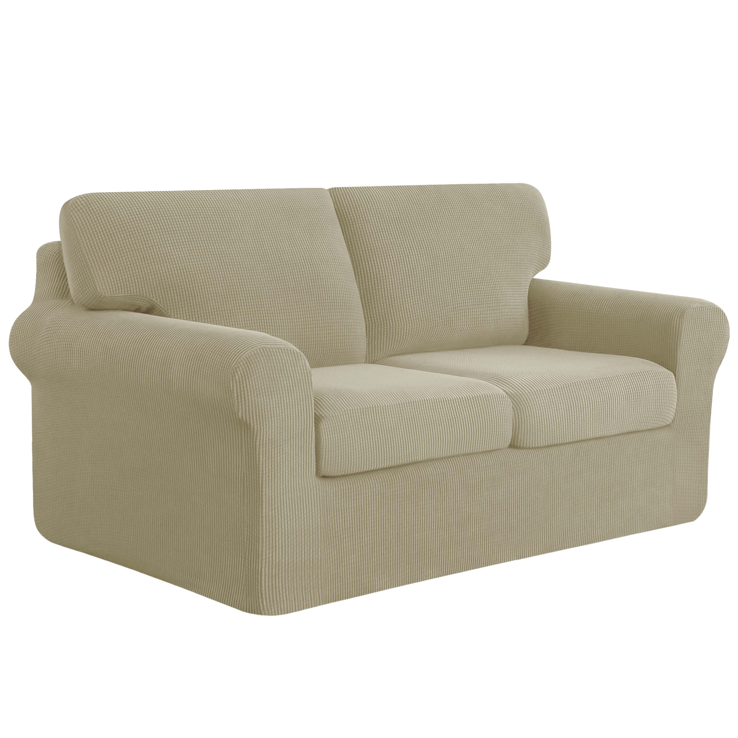 Lunar Multi-PCS Stretch Sofa Slipcover Sets with Backrest Cushion Cover and Seat Cushion Cover