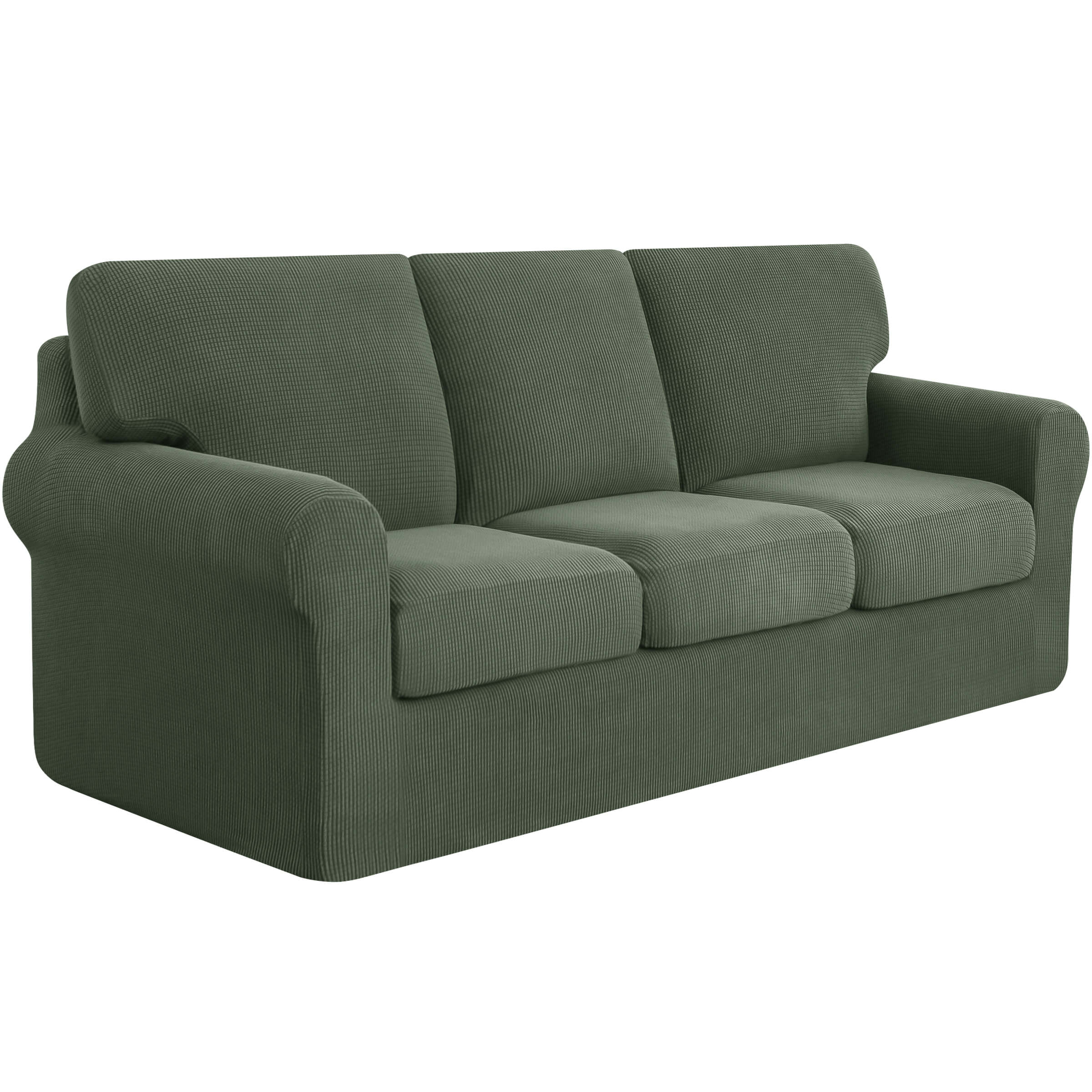 Lunar Multi-PCS Stretch Sofa Slipcover Sets with Backrest Cushion Cover and Seat Cushion Cover