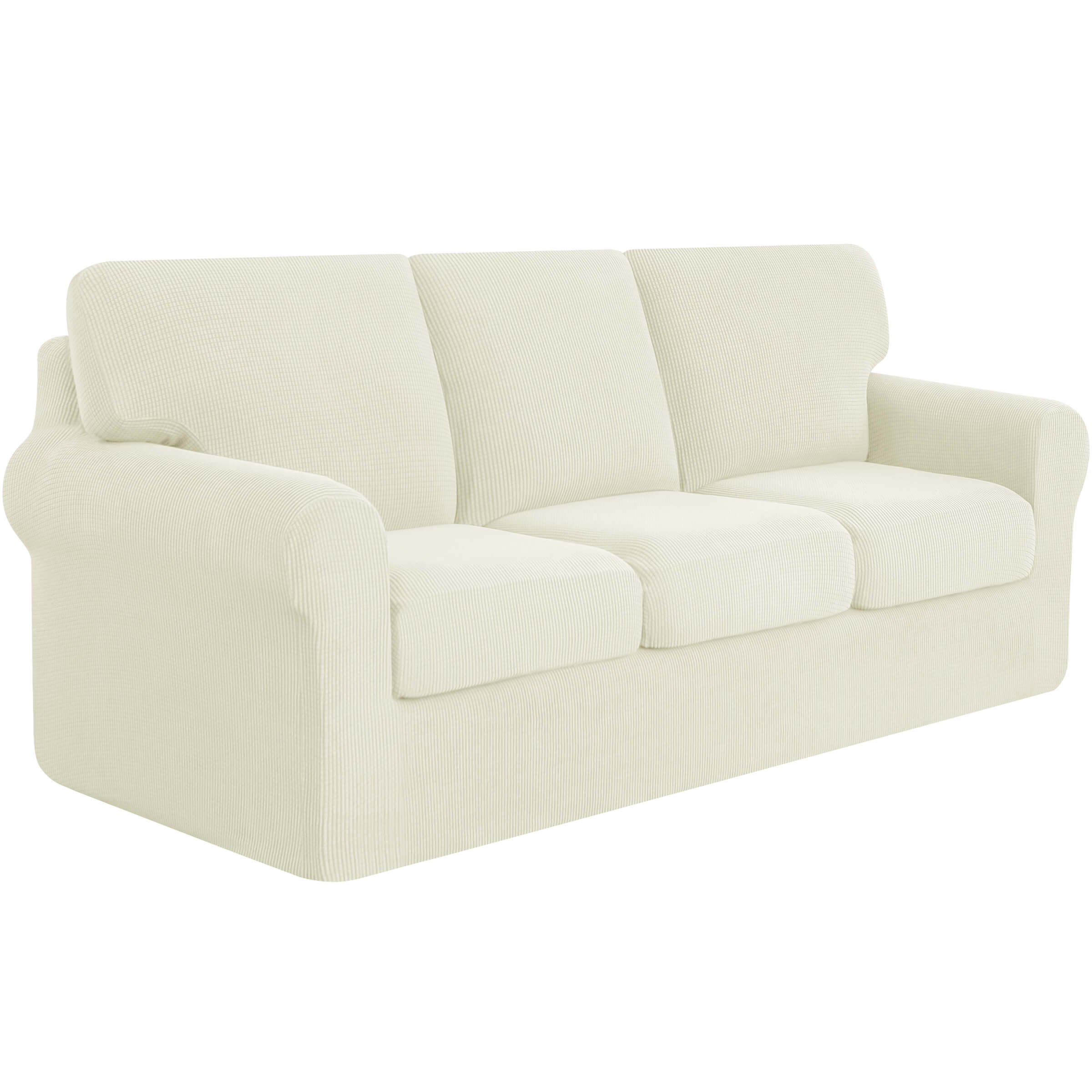 Lunar Multi-PCS Stretch Sofa Slipcover Sets with Backrest Cushion Cover and Seat Cushion Cover