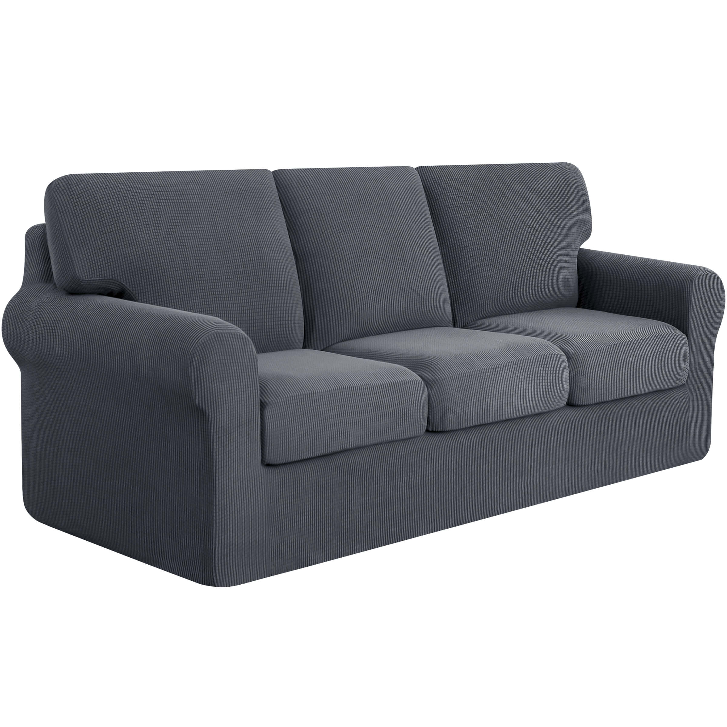 Lunar Multi-PCS Stretch Sofa Slipcover Sets with Backrest Cushion Cover and Seat Cushion Cover
