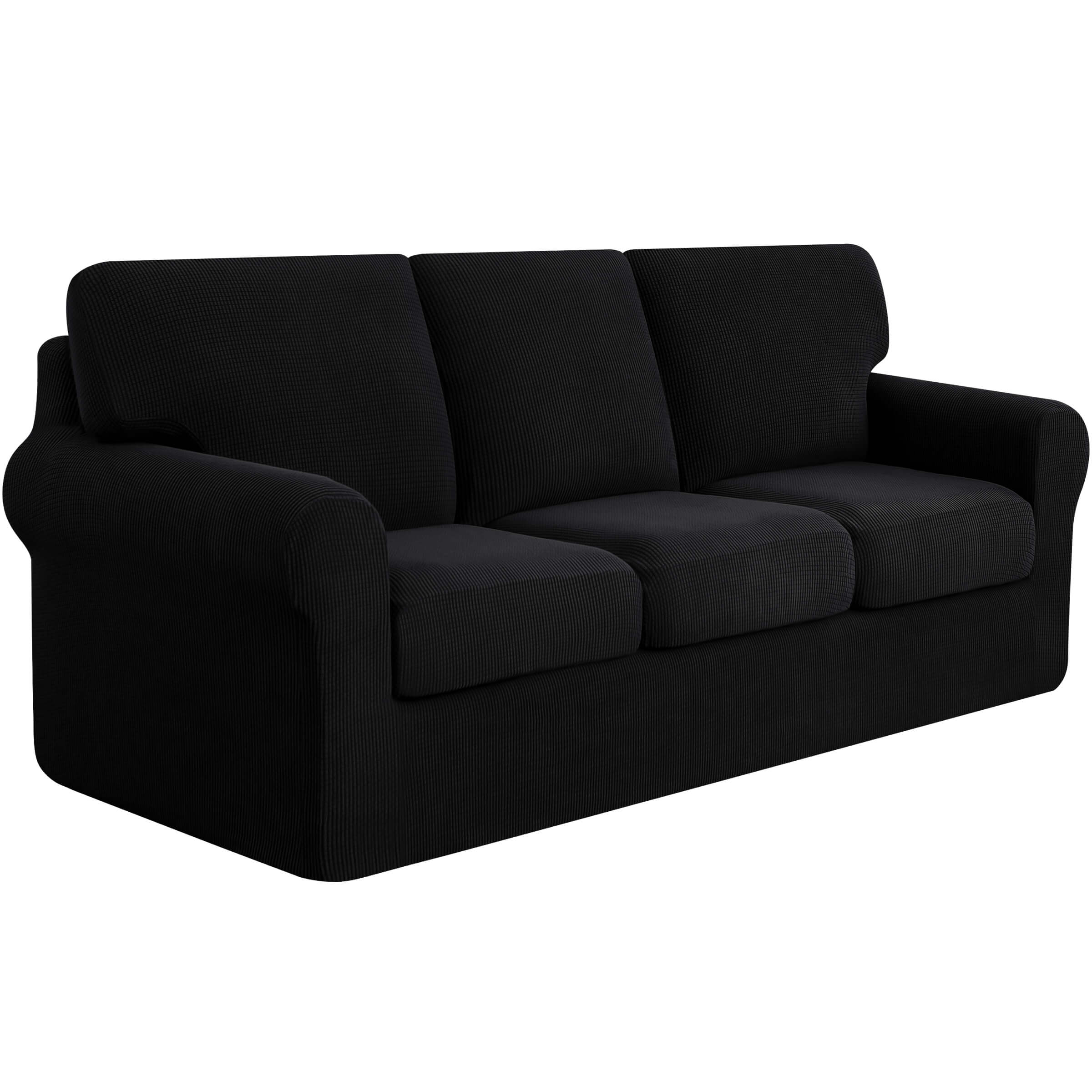 Lunar Multi-PCS Stretch Sofa Slipcover Sets with Backrest Cushion Cover and Seat Cushion Cover