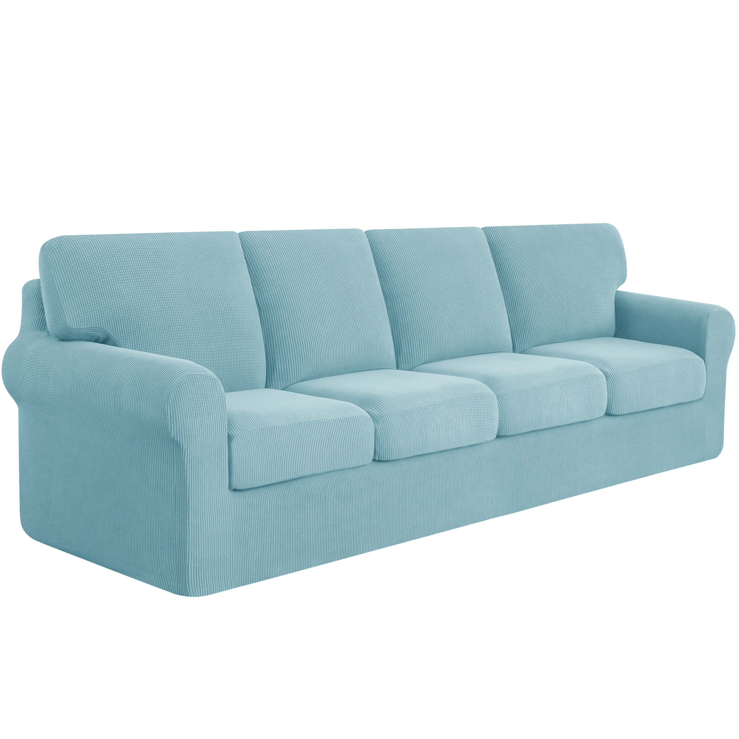 Lunar Multi-PCS Stretch Sofa Slipcover Sets with Backrest Cushion Cover and Seat Cushion Cover