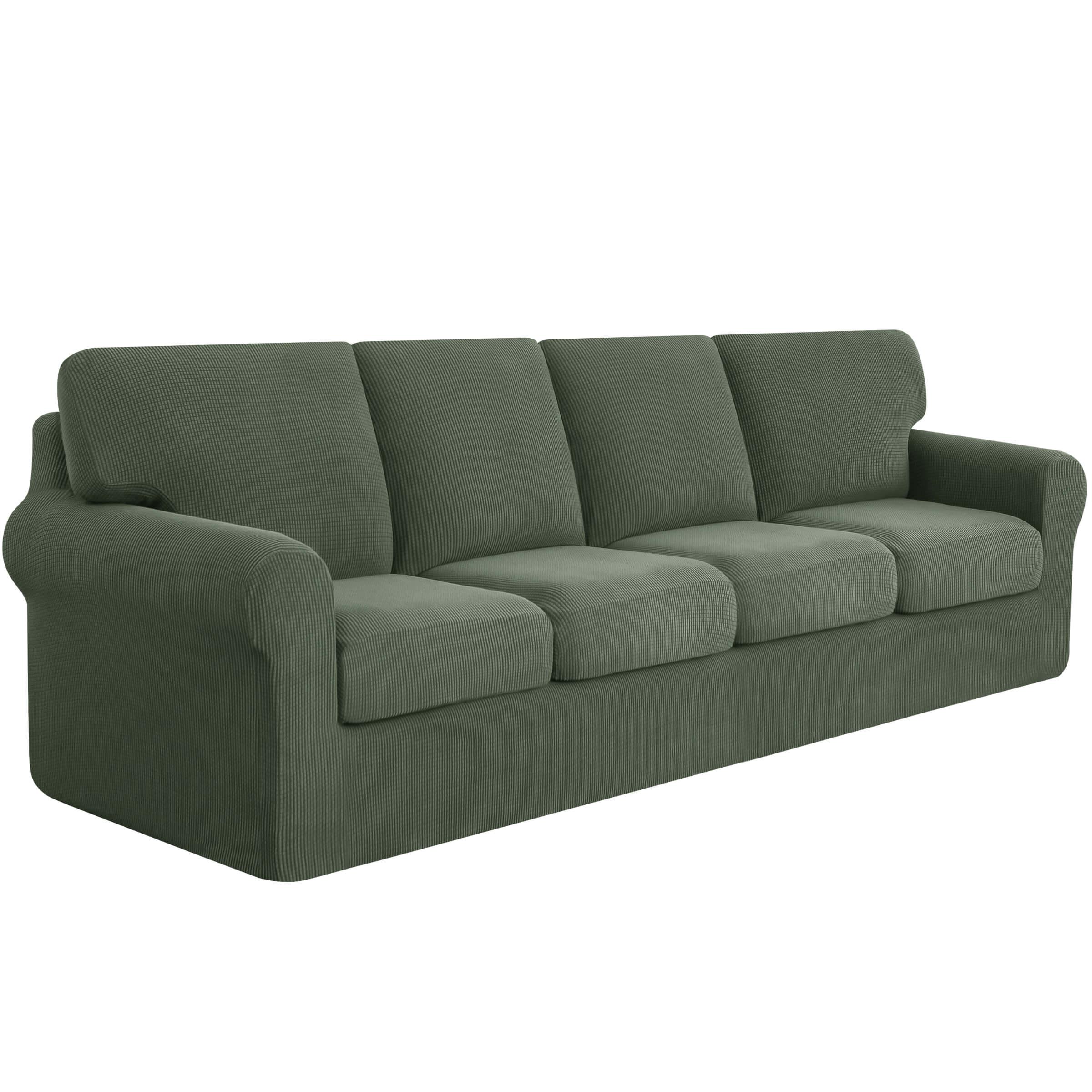 Lunar Multi-PCS Stretch Sofa Slipcover Sets with Backrest Cushion Cover and Seat Cushion Cover