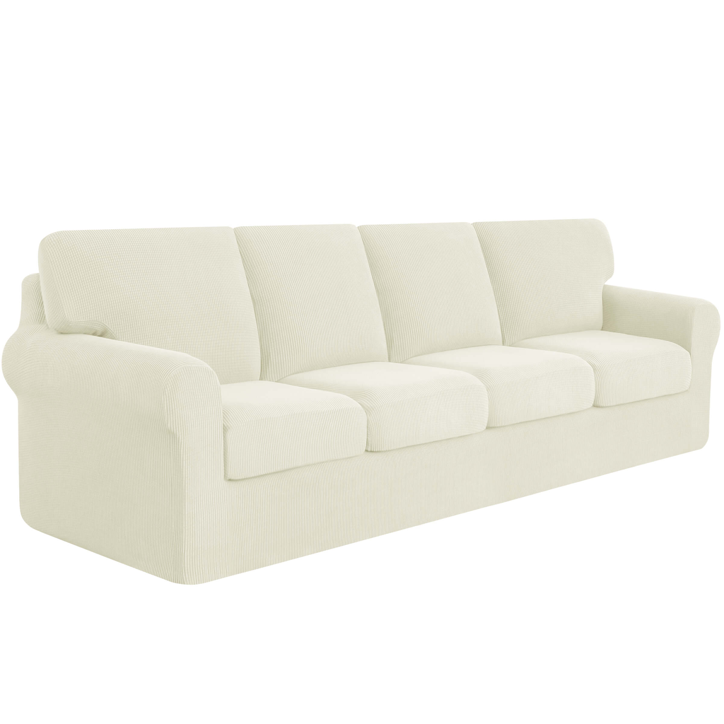 Lunar Multi-PCS Stretch Sofa Slipcover Sets with Backrest Cushion Cover and Seat Cushion Cover