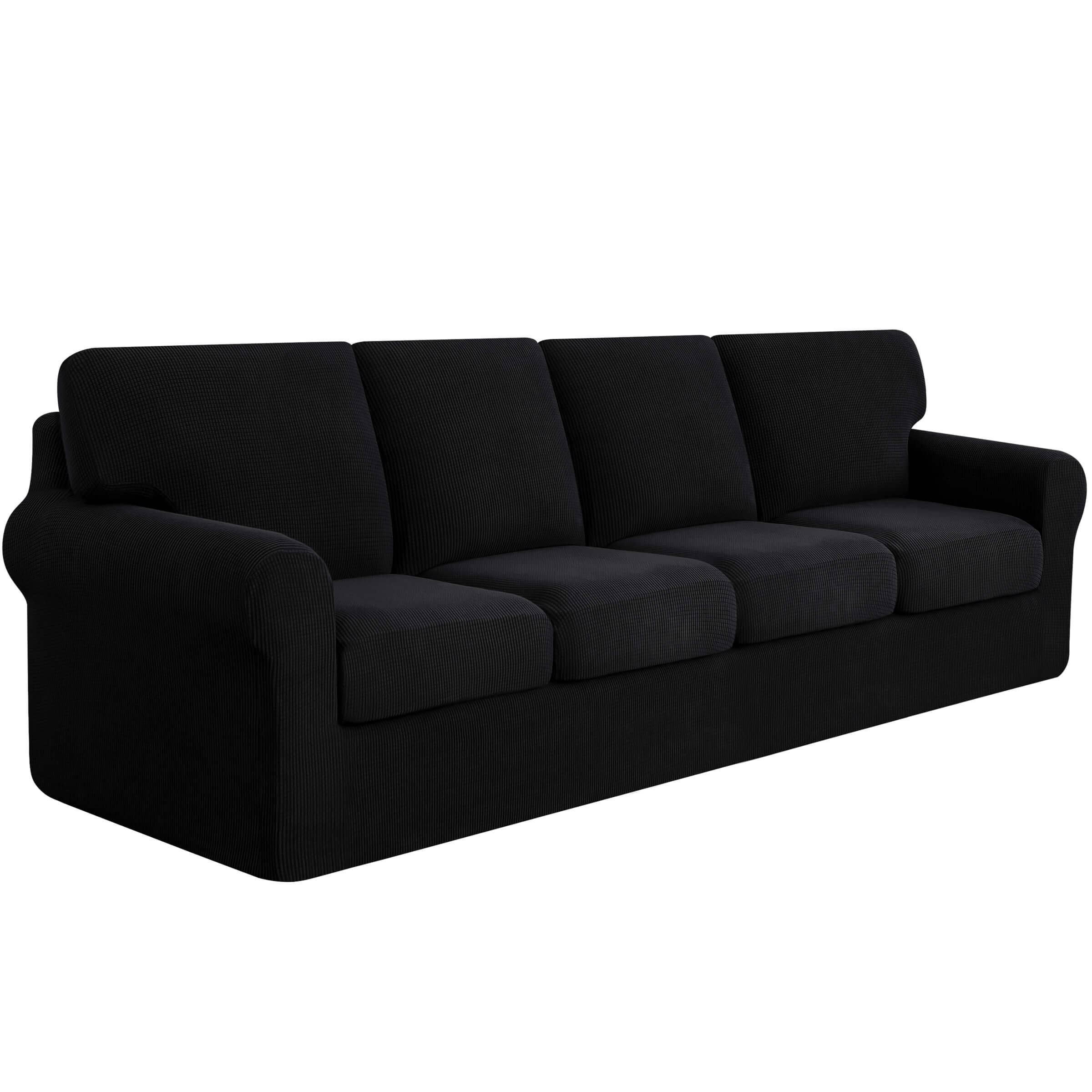 Lunar Multi-PCS Stretch Sofa Slipcover Sets with Backrest Cushion Cover and Seat Cushion Cover