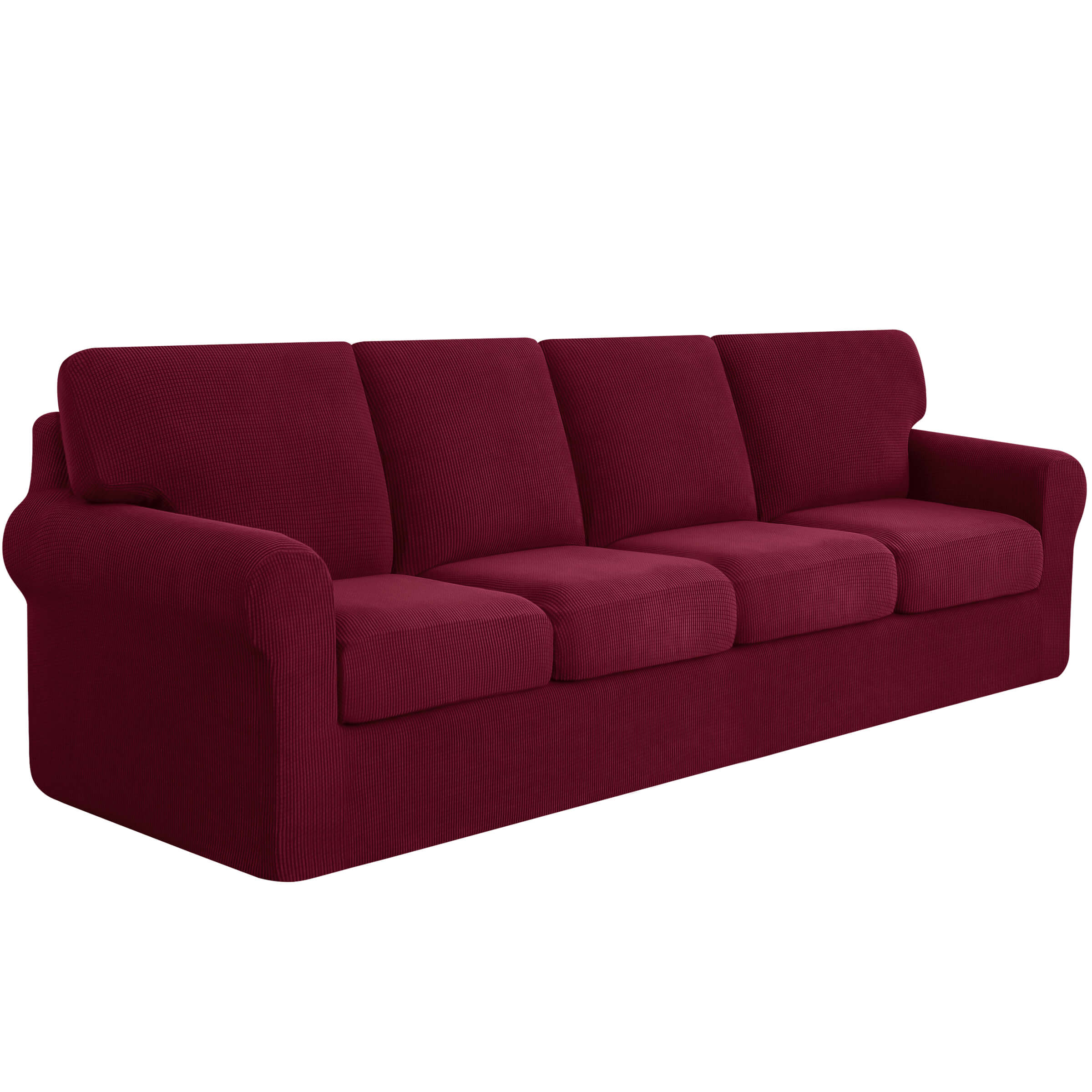 Lunar Multi-PCS Stretch Sofa Slipcover Sets with Backrest Cushion Cover and Seat Cushion Cover