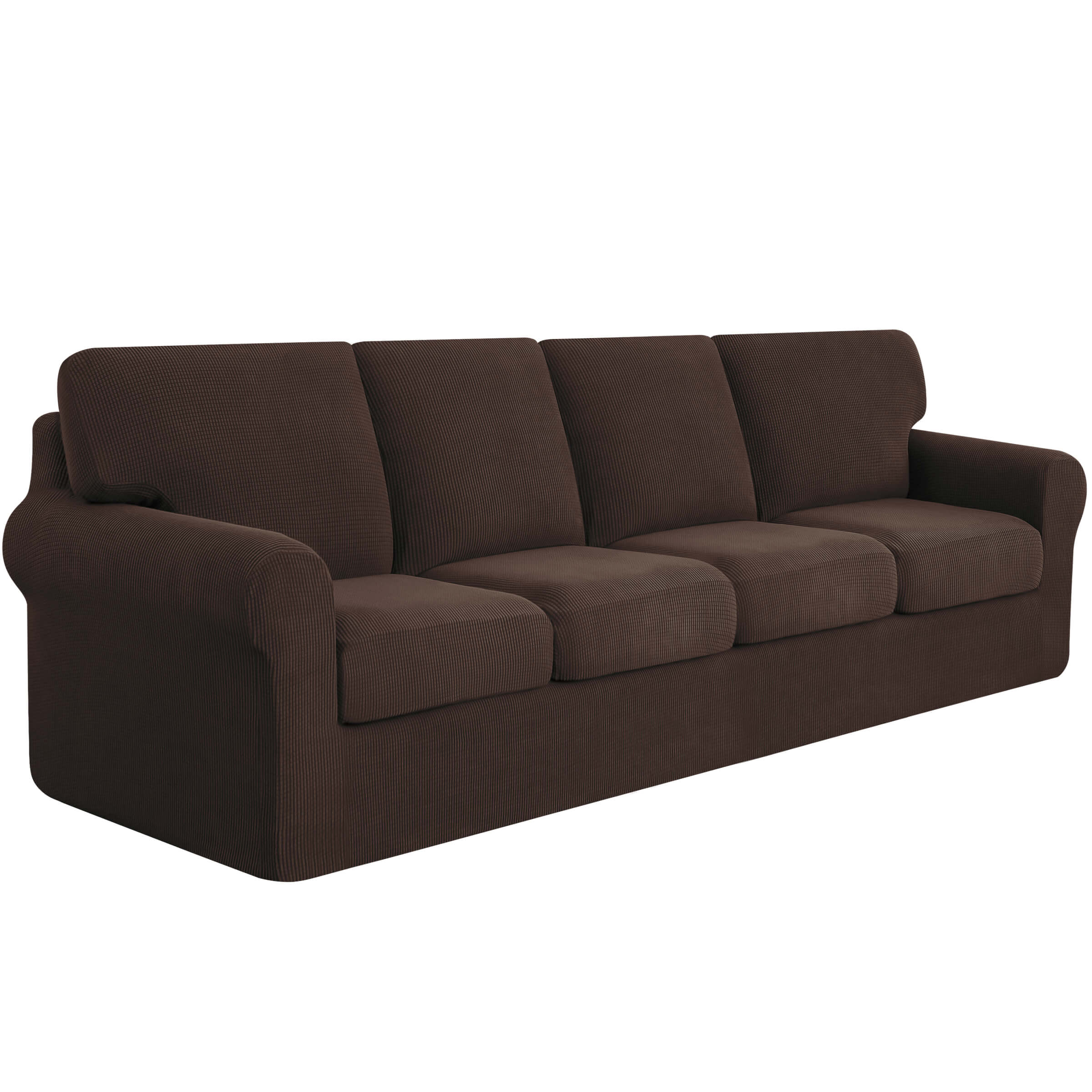 Lunar Multi-PCS Stretch Sofa Slipcover Sets with Backrest Cushion Cover and Seat Cushion Cover