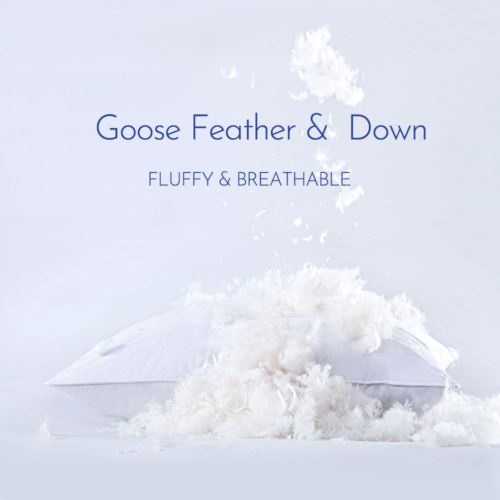 Soft Goose Feather Down Pillow