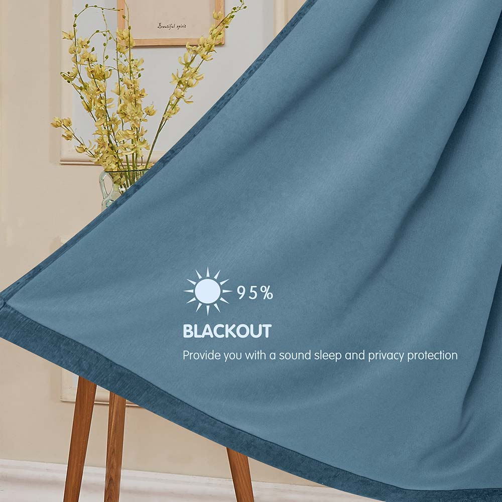 Emboss Thermal Grommet Curtain Panel（2 PANELS SET）
