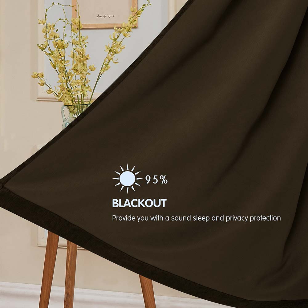 Emboss Thermal Grommet Curtain Panel（2 PANELS SET）