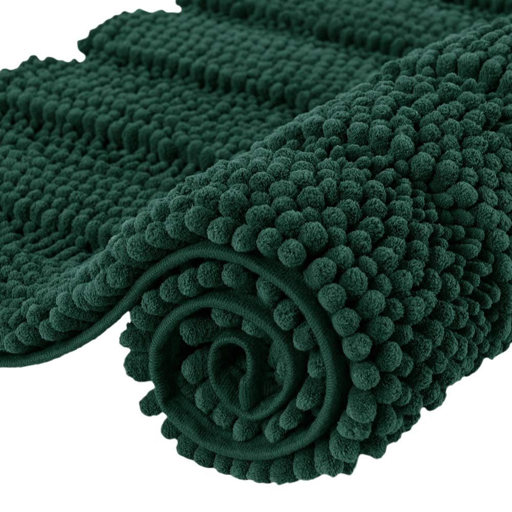 Chenille Extra Soft Striped Plush Bathroom Rugs (Add 2pcs to cart, Get one of them 50%off)