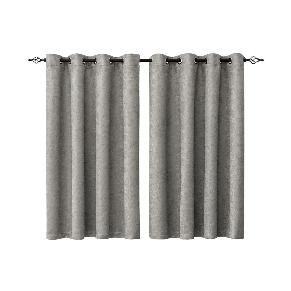 Emboss Thermal Grommet Curtain Panel（2 PANELS SET）