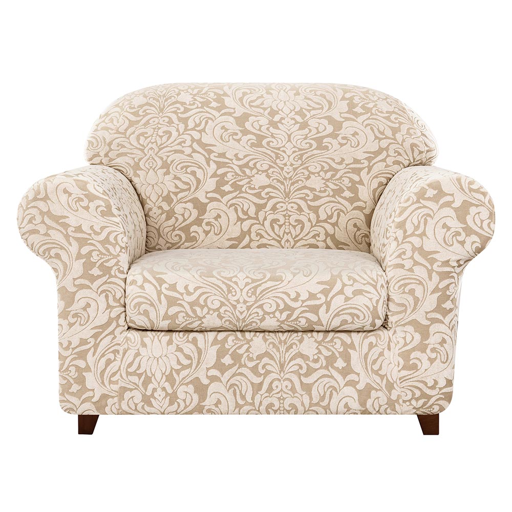 Noam Jacquard Stretch Sofa Slipcover