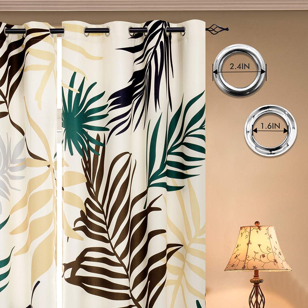 Subrtex Printed Thermal Insulated Curtain, 2 Panel Set