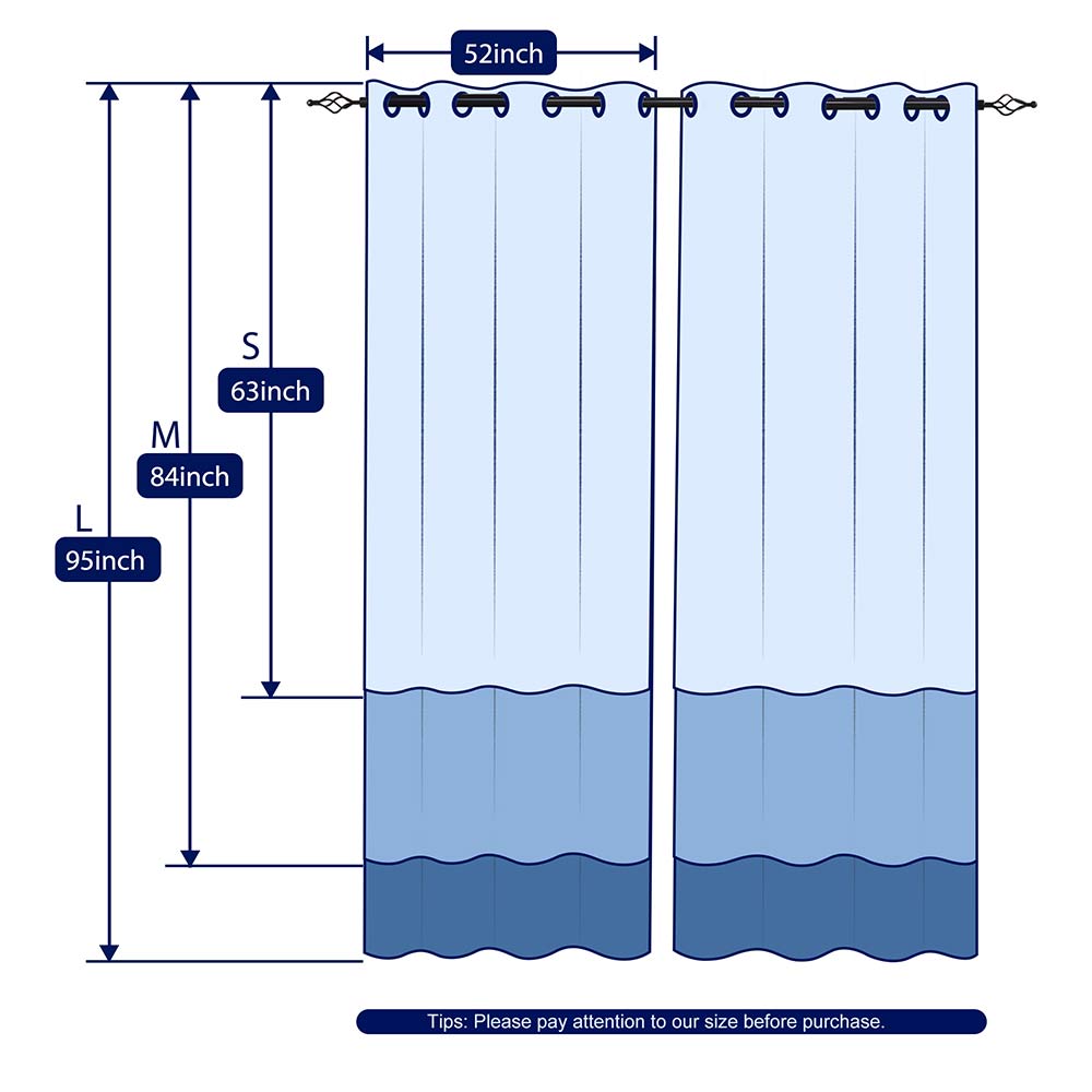 Subrtex Printed Thermal Insulated Curtain, 2 Panel Set